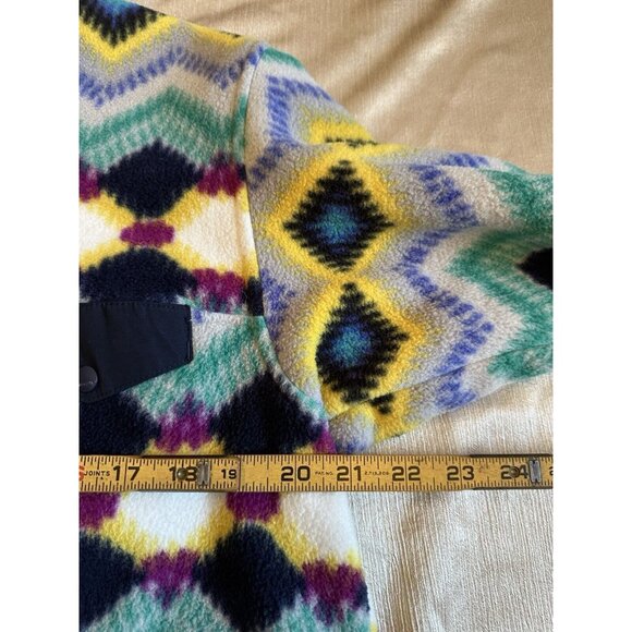 NEW Women's Large Patagonia Synchilla AZTEC Snap-T Fleece Pullover Timber Twist‎ - Picture 6 of 7